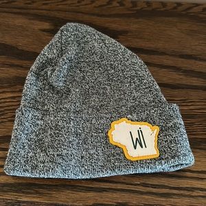 Wisconsin state emblem beanie